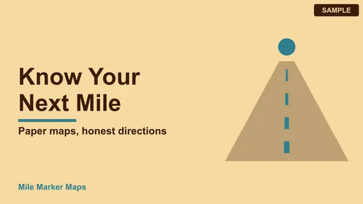 Advertisement by Mile Marker Maps